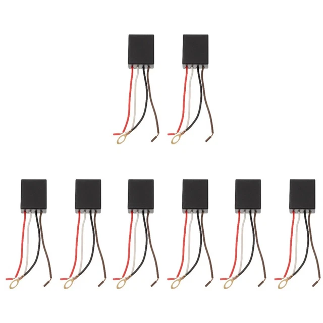 8 PC Lámpara de mesa Touch Dimmer Switch Lámpara de mesa de repuesto con 3 etapas
