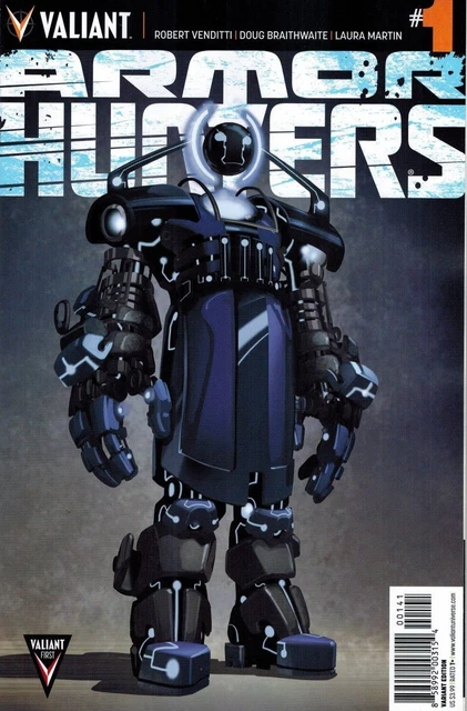 Armor Hunters #1 1:10 Clayton Crain Variant Valiant 2014