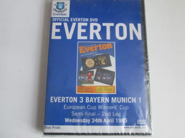 Everton v Bayern Munich European Cup Winners Cup Semi Final [DVD] NEW AND SEALED