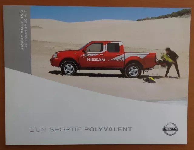 V33071 NISSAN PICK-UP 'RALLY RAID' - DEPLIANT - 01/04 - 21x28 - CH FR