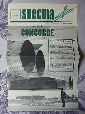 JOURNAL SNECMA 189 11/1972 CONCORDE OLYMPUS 593 MK 602 TOULOUSE AIRBUS FEMME 