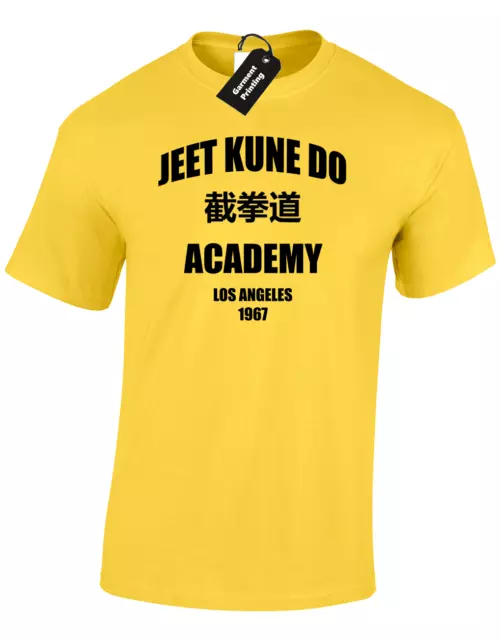 Jeet Kune Do Academy Mens T-Shirt Kung Fun Martial Arts Mma Boxing