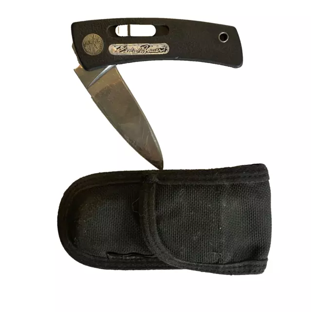 VINTAGE GERBER EDDIE BAUER BLADES USA BOLT ACTION LOCK FOLDER POCKET