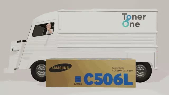 Samsung Genuine CLT-C506L Cyan Toner Cartridge SU038A CLP-680 CLX-6260 - New
