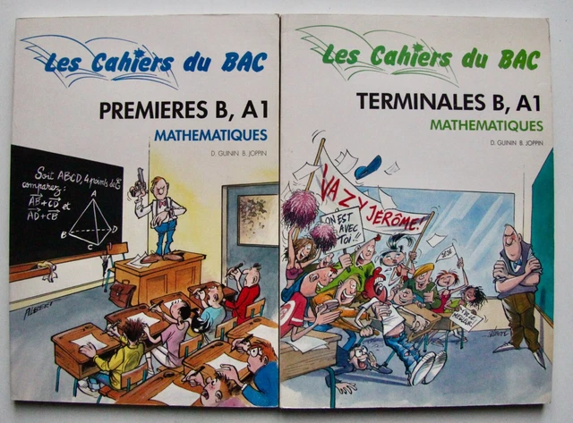 Première Page Cahier De Mathématiques LES CAHIERS DU BAC mathématiques Première et Terminale B , A1 Guinin