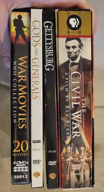 The Civil War A Film by Ken Burns DVD, 2005, 5-Disc Set) Documentary + 22 movies The Civil War A Film by Ken Burns DVD, 2005, 5-Disc Set) Documentary + 22 movies