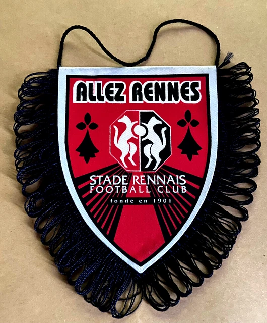 Fanion Vintage Stade Rennais FC - Avant 2000 - Collection Football