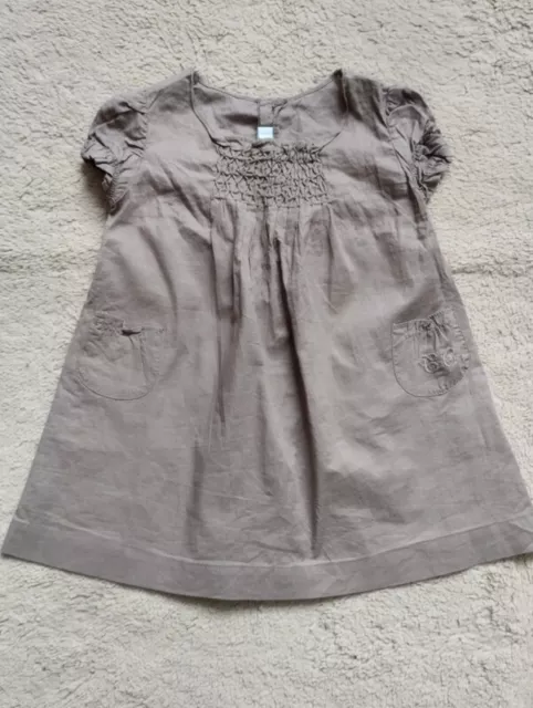 Vêtement bébé fille - Robe de la marque tartine et chocolat 1 an