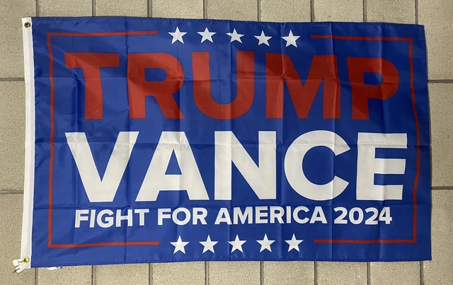 Donald Trump 2020 Flag – 3x5 Foot, Polyester, Veterans For Trump, Free First Class Shipping