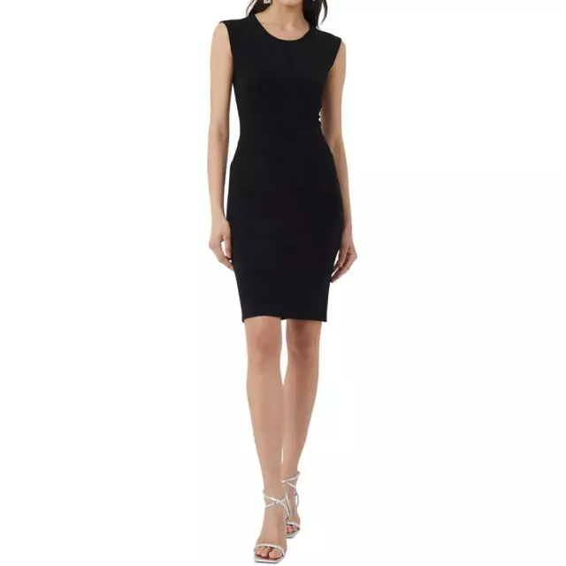 French Connection Womens Viven Lace Back Above Knee Sheath Dress BHFO 5685