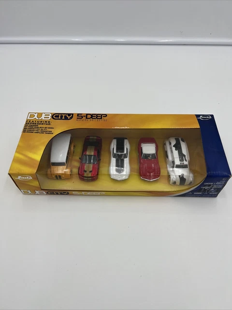JADA TOYS DUB City 5 Deep 1:64 Die Cast 5 Car Set $12.05