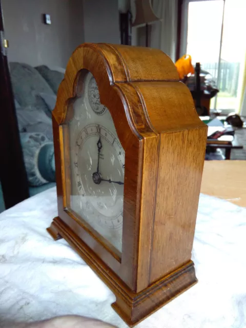 Vintage Elliott  Stewart Glasgow Art  Decor 8 Day Carriage / Desk Clock Original 2