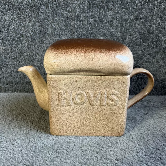 Vintage Carlton Ware Tea Pot in the Shape of Hovis Bread/ Loaf Ceramic (br2)