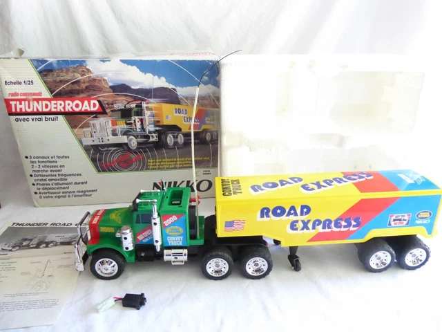 Rare Large Nikko Rc Thunder Road Truck ( Boxed ) SUPERB