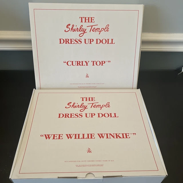 Shirley Temple Dress-Up Doll Danbury Mint outfits Curly Top & Wee Willie Winkle