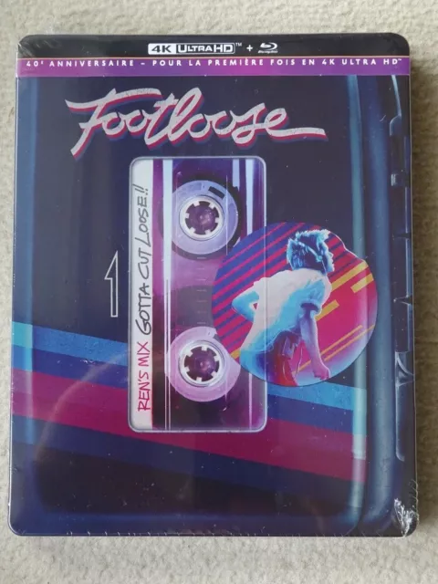 Footloose :  Steelbook  Blu Ray + Blu Ray 4K Uhd Neuf