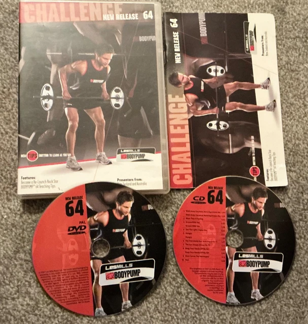 LES MILLS BODYPUMP BODY PUMP 89 DVD and CD and CHOREOGRAPHY NOTES