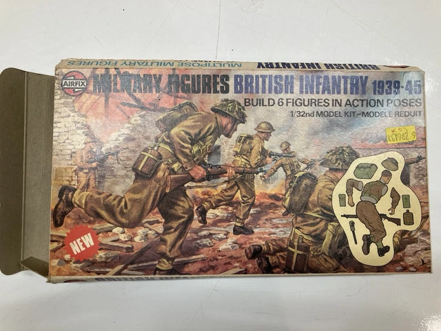 Kit Maquette Airfix A02718V 1:32 British Infantry WWII - Vintage Classic Series