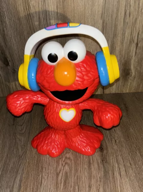 Playskool Sesame Street LETS DANCE ELMO w/ Headphones - Dancing Music Singing