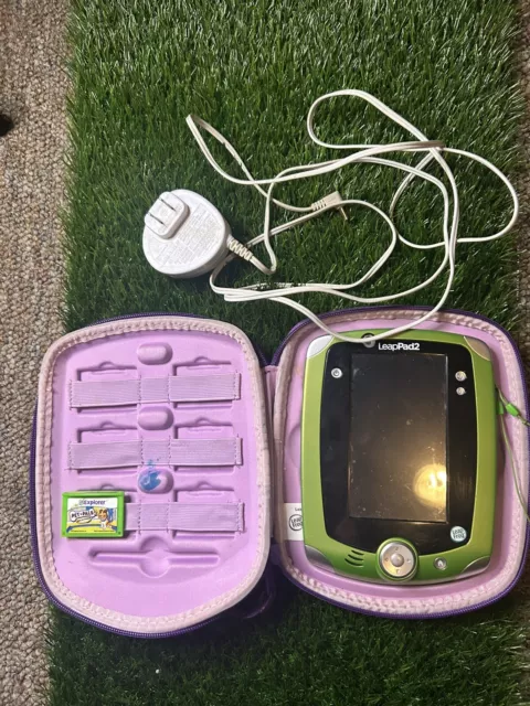 LeapFrog LeapPad 2 Explorer Learning System: Green Edition With Pet Pals+Case