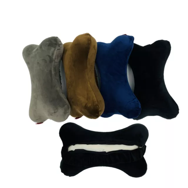Dog Bone Memory Foam Neck Head Rest Pillow Travel Home Posture Support 12x7.5x4