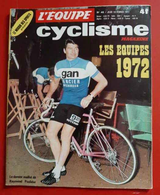 Cyclisme l'équipe magazine miroir TOUR DE FRANCE 1974 Merckx Poulidor n°81