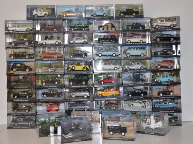 James Bond Collection 1:43 modellino auto a scelta tra i seguenti numeri 61 - 134