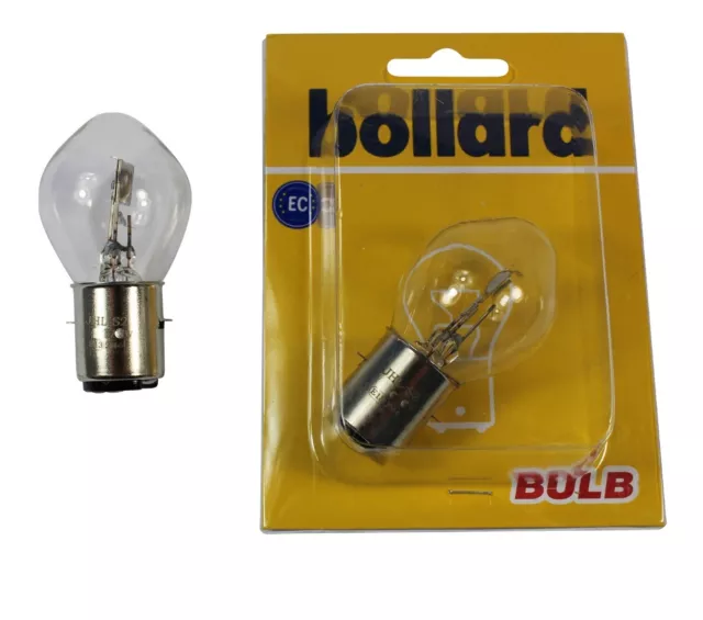 2x Glühbirne / Glühlampe >> BA20D / 6V ( 25W / 25W )  für versch. Mofa / Roller