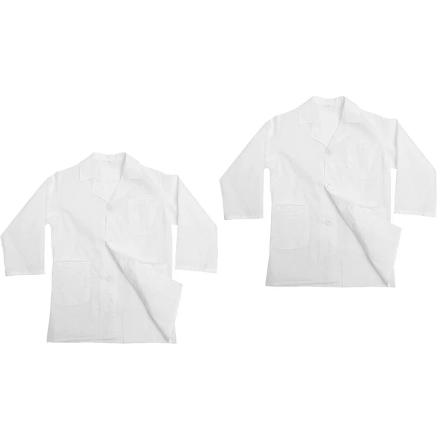 2x Reusable Practical Premium Kids Scientist Costume Toddler Costume for Party
