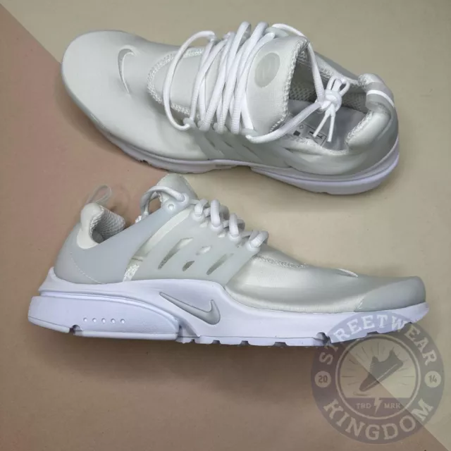 Nike Air Presto Zapatos Hombres Triple Blanco Reino Unido 12 EUR 47,5 US 13 DV3550 100