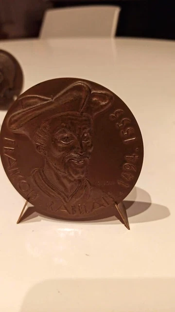 Medaille Bronze Francois Rabelais