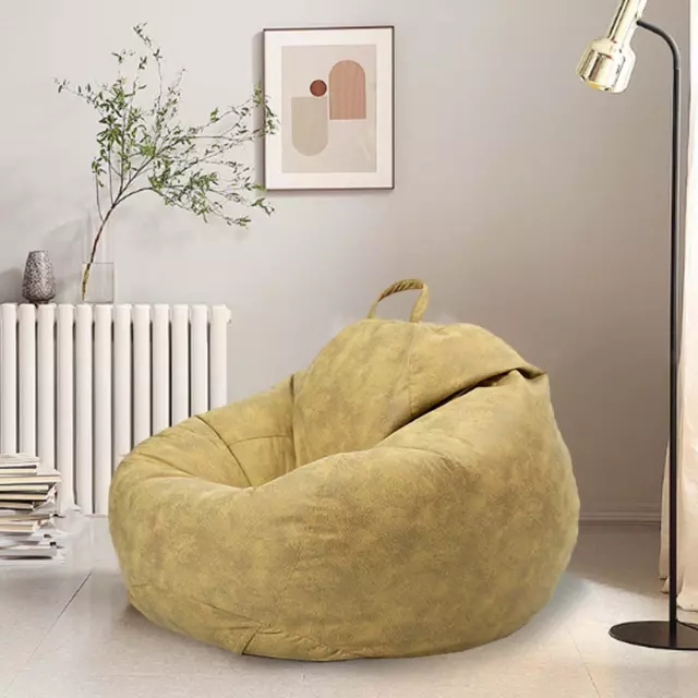 Housse de chaise pouf, organisateur d'animaux en peluche, sac doux et