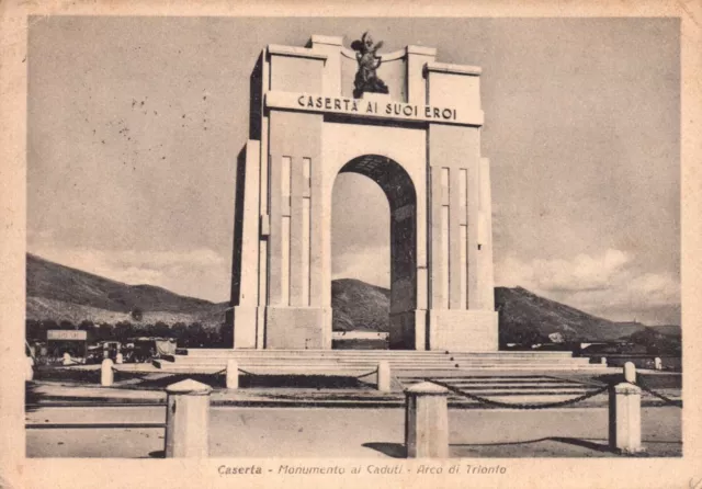 Cartolina Di Caserta - Monumento Ai Caduti - Vg 1951