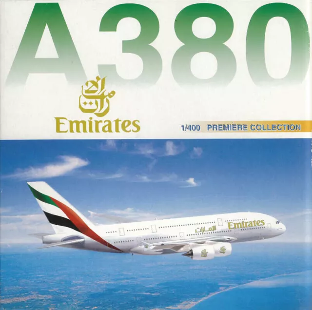 Airbus A380 Emirates Dragon Wings 55376 1:400