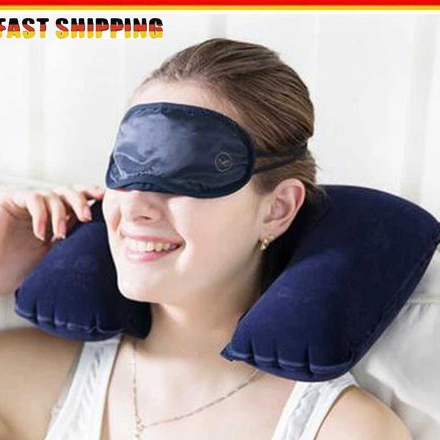 Aufblasbare U förmigen Travel Pillow Auto Kopf Rest Luft Nackenkissen für Travel