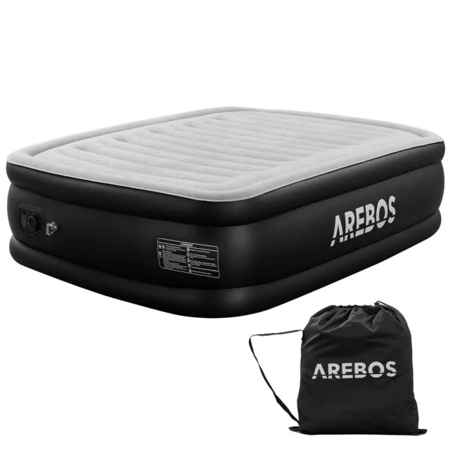 AREBOS Colchón Aire Autohinchable Cama de invitados  Colchón Hinchable con Bomba