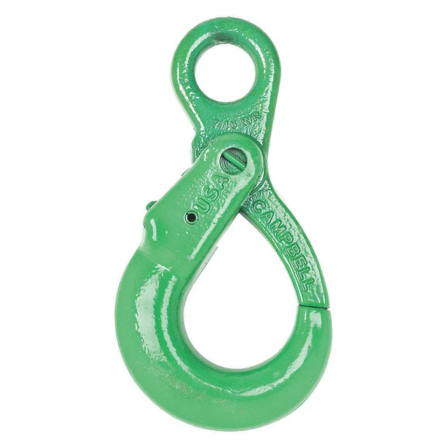 CAMPBELL 5648495 Self Locking Slip Hook,9/32in,4300lb,Eye