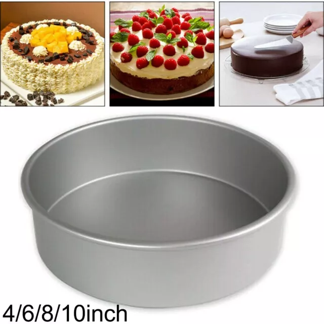 Moule à pâtisserie moule à gâteau 2/4/6/8/10 pouces casserole à gâteau en
