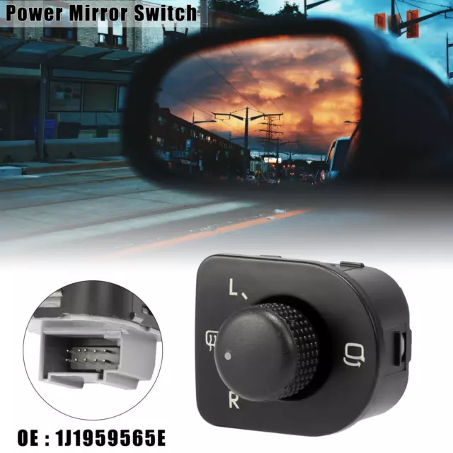 Power Rear View Mirror Switch Remote Control for Volkswagen Jetta 1J1959565E