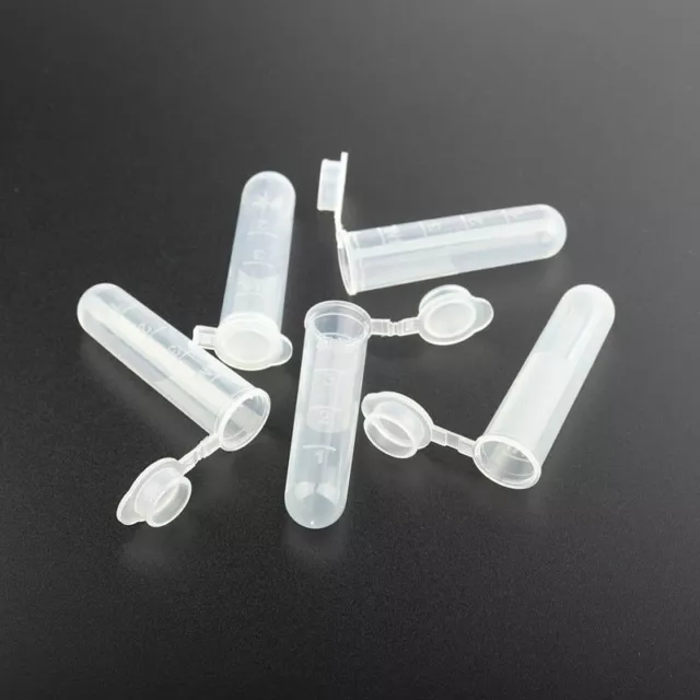 500pcs 0.2ml~10ml Centrifuge Tube Home Garden Storage Vial Plastic Container New