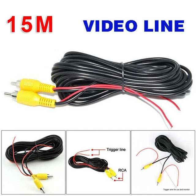 Parcheggio aiuto cavo video collegamento 12-24V resistente all'usura inversione fotocamera