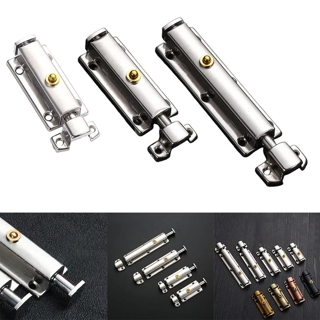 2 Catene A Combinazione BRILLIRARE - Lucchetto Scorrevole 4 Cifre, Impermeabile, In Lega Di Zinco, 121mm, Per Cancelli E Porte