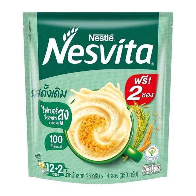 NESTLÉ NESVITA INSTANT Cereal Drink Original Flavor Healthy Breakfast