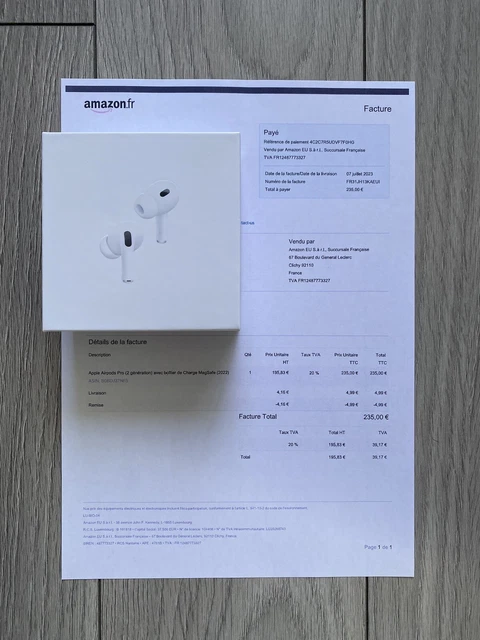 AIRPODS PRO eme Génération (Neuf) EUR 80,00 PicClick FR
