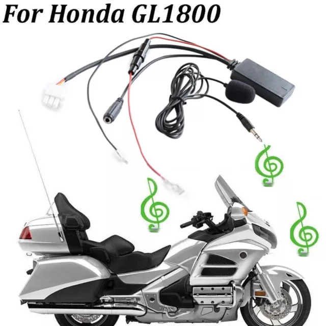 Mettez à niveau votre pour Honda GL1800 avec adaptateur de câble sans fil AUX