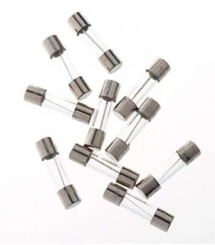 SMIN Lot de 10 fusibles rapides en verre F1AL 250 V 5 x 20 mm (1 A)