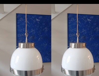 Lampada a Sospensione  Vintage ARTEMIDE DELTA BIG Design SERGIO MAZZA 1960 