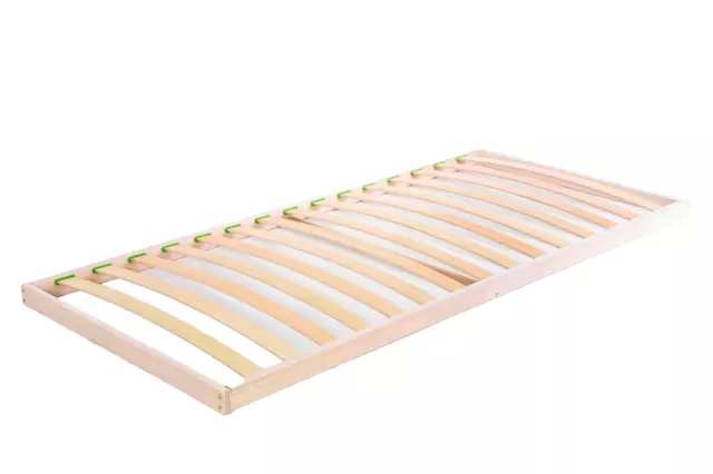 Slatted bed base 90 x 190 cm Birch Wood Double Orthopedic Easy to Mount Eco 2