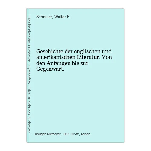 Geschichte der englischen und amerikanischen Literatur. Von den Anfängen bis zur