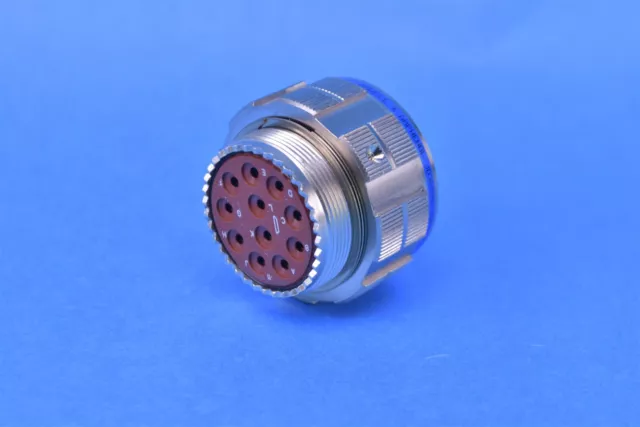 Amphenol Aerospace Mil-Spec Circular Connector 11P Male Pin Crimp D3899926FG11PN